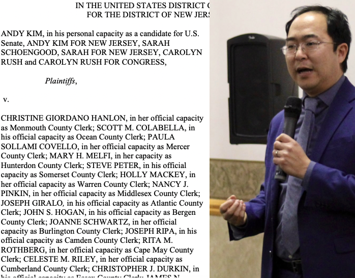 Kim sues to abolish N.J. county lines - Vimarsana News